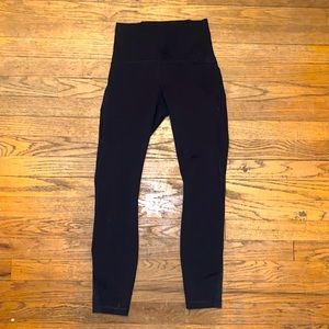 Lululemon Black leggings/yoga pants size 4